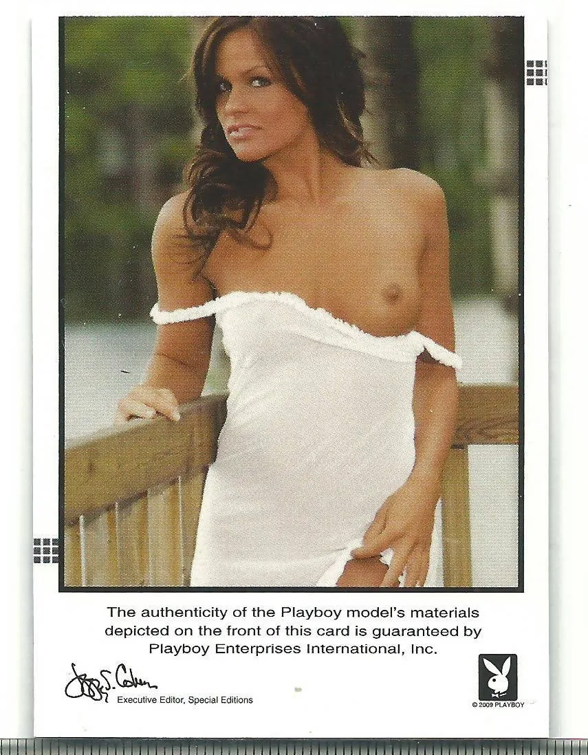 Playboy Lingerie Chest April Ireland Memorabilia Wardrobe Card
