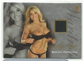 Playboy Lingerie Chest Breann McGregor Memorabilia Wardrobe Card