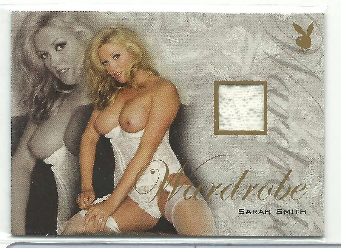 Playboy Lingerie Chest Sarah Smith Memorabilia Wardrobe Card