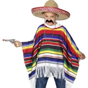Poncho Kids Multi Coloured