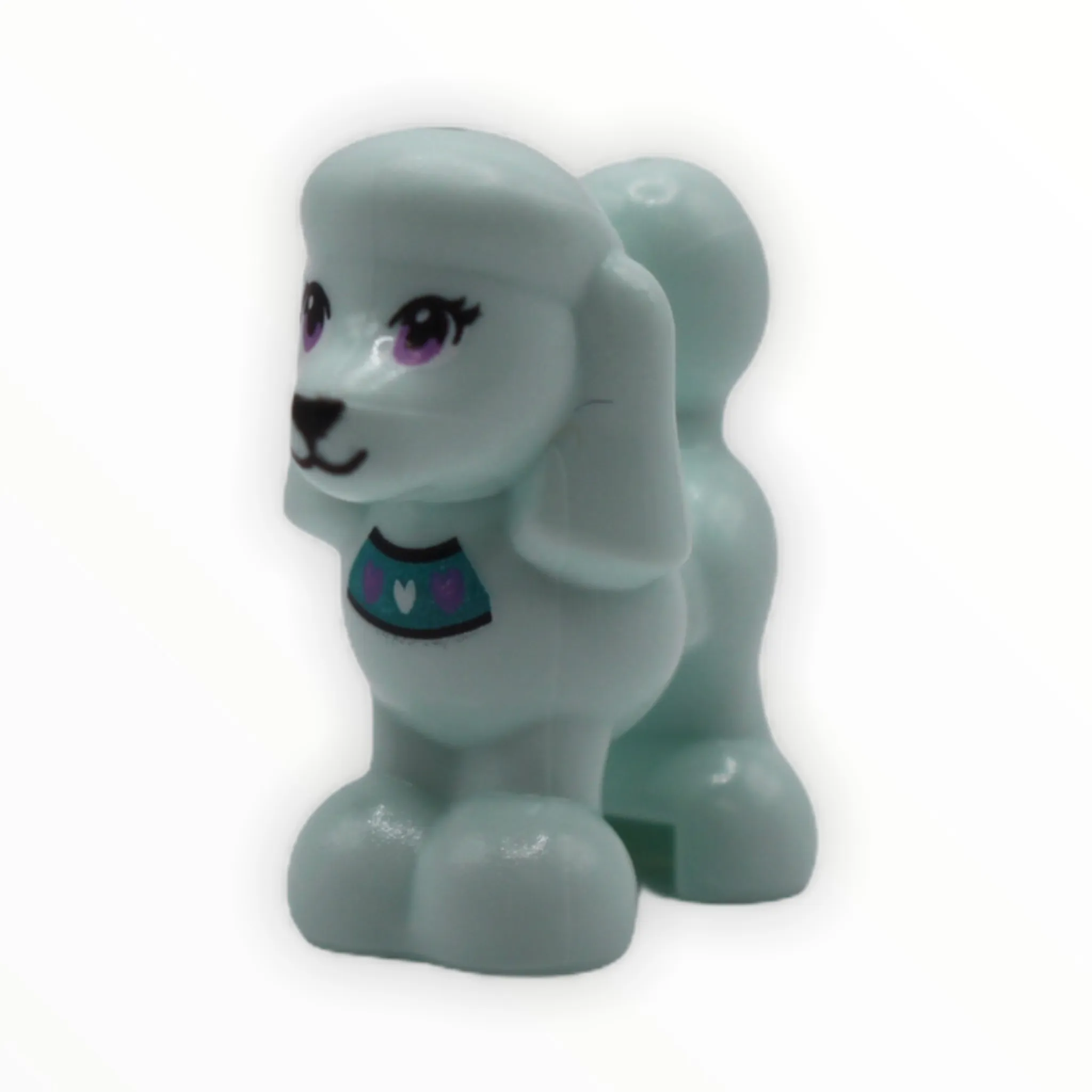 Poodle (Friends, turquoise collar with hearts)