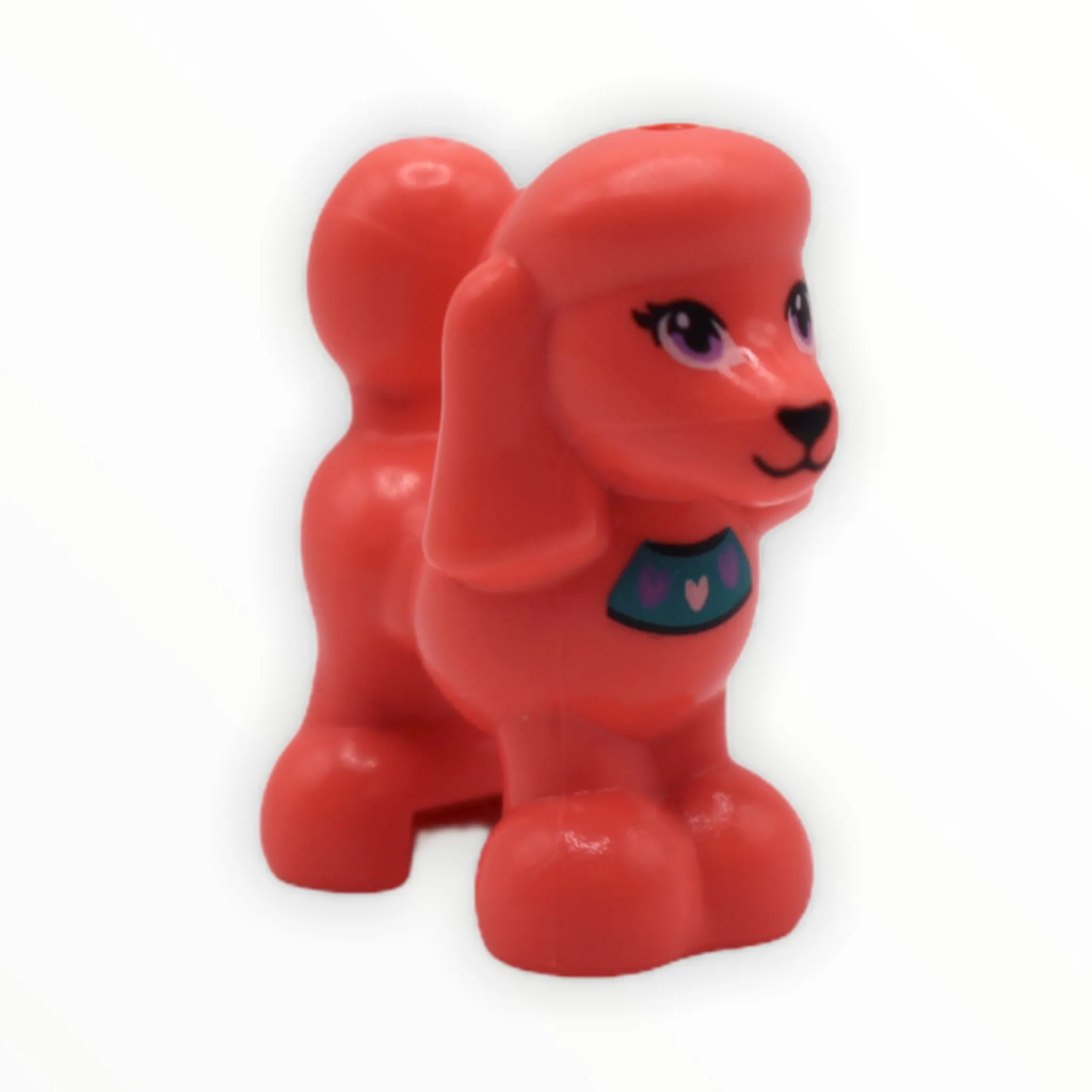 Poodle (Friends, turquoise collar with hearts)