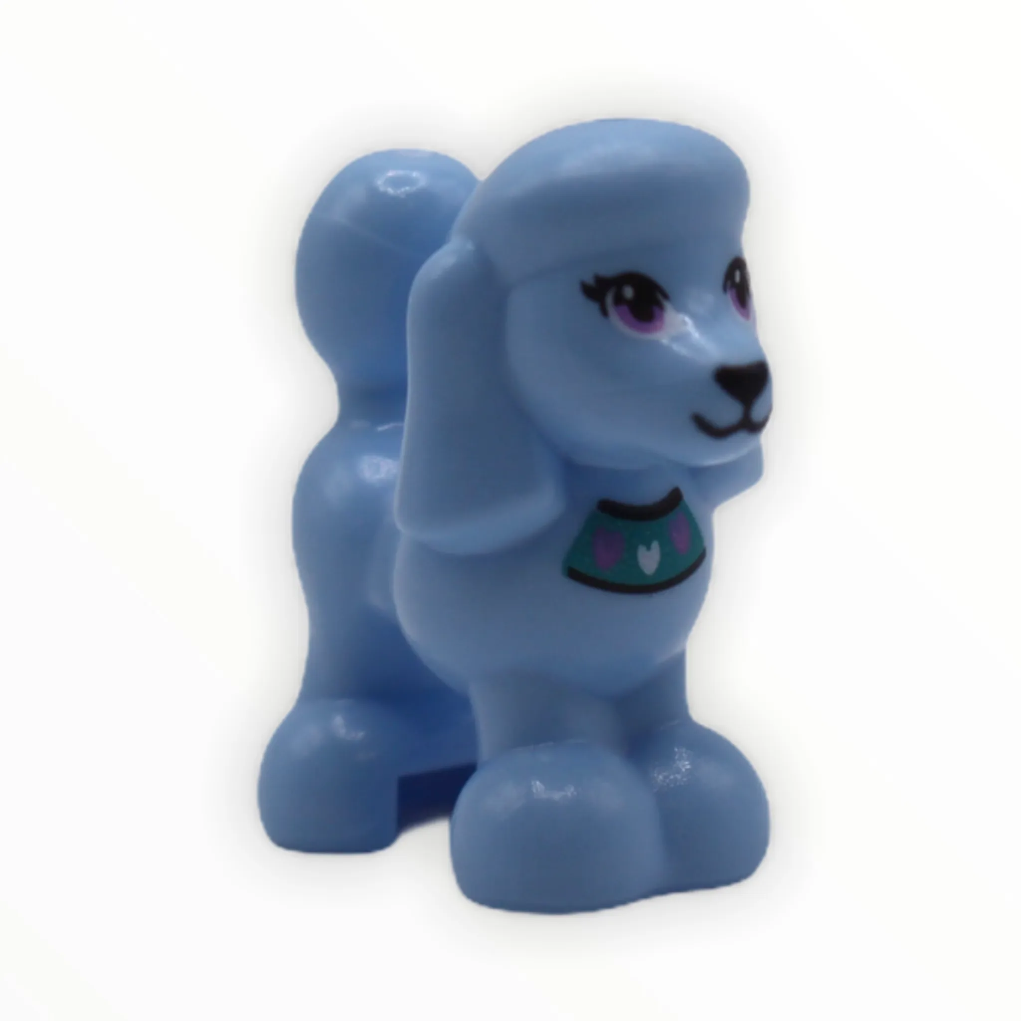 Poodle (Friends, turquoise collar with hearts)
