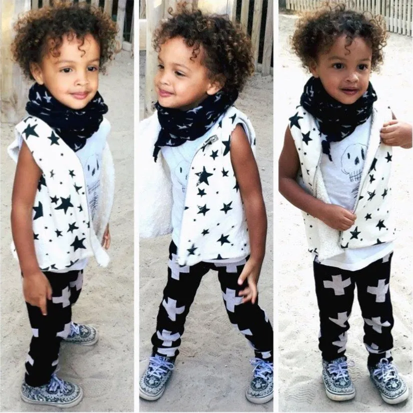 Pre-loved Noe & Zoe Berlin Stars waistcoat size 4 years