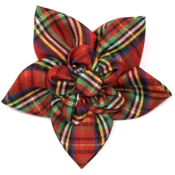 Red Lurex Collar Flower