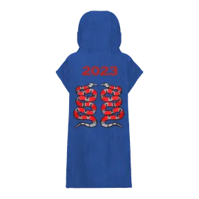 Red Snake Pair Beach Robe