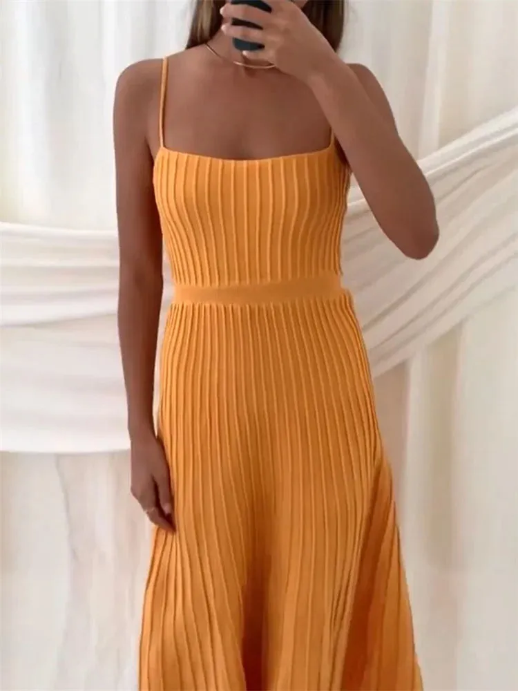 Ribbed Maxi Dress For Women