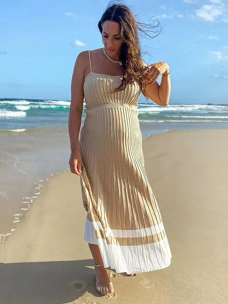 Ribbed Maxi Dress For Women
