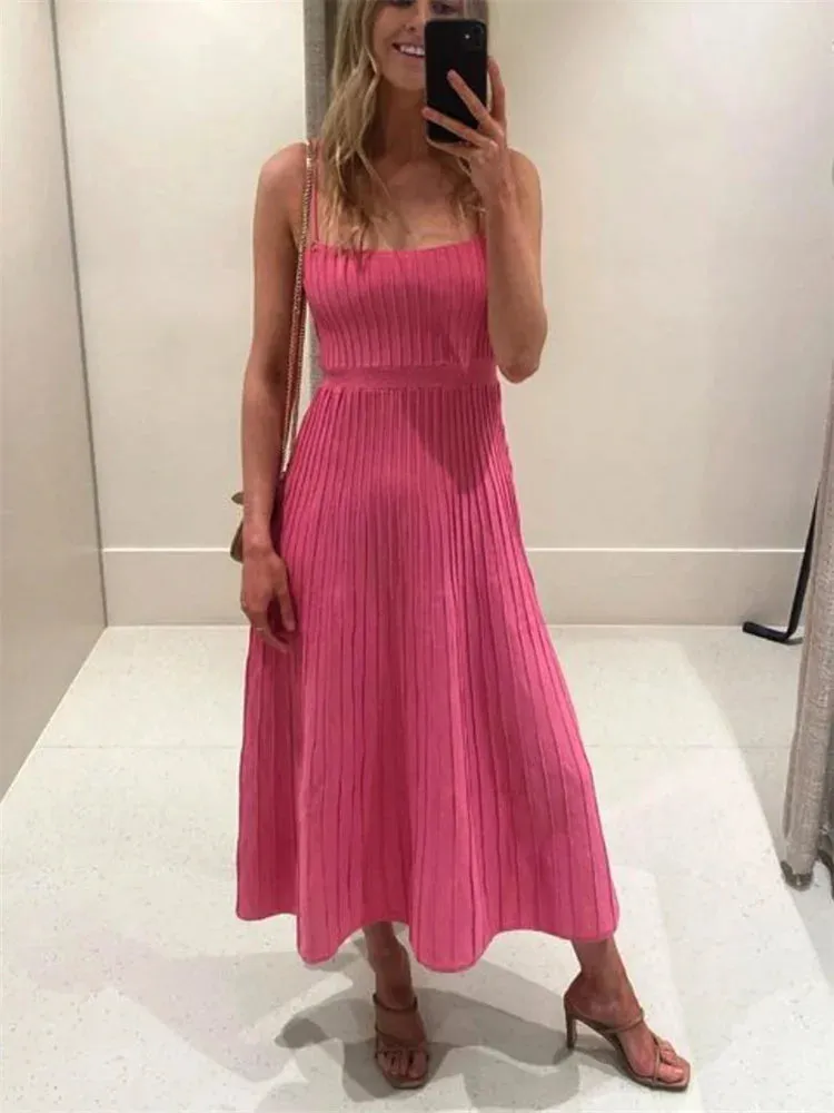 Ribbed Maxi Dress For Women