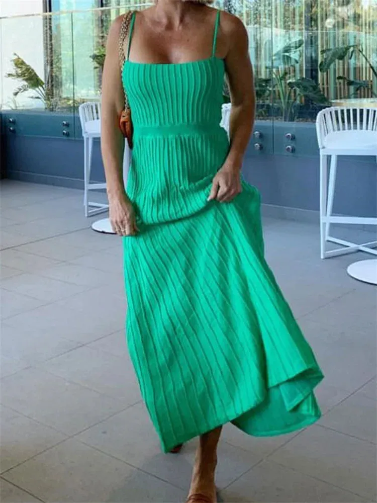 Ribbed Maxi Dress For Women