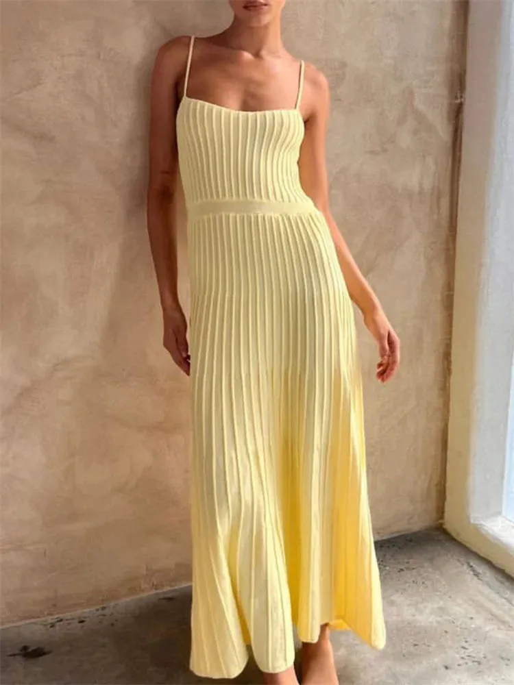 Ribbed Maxi Dress For Women