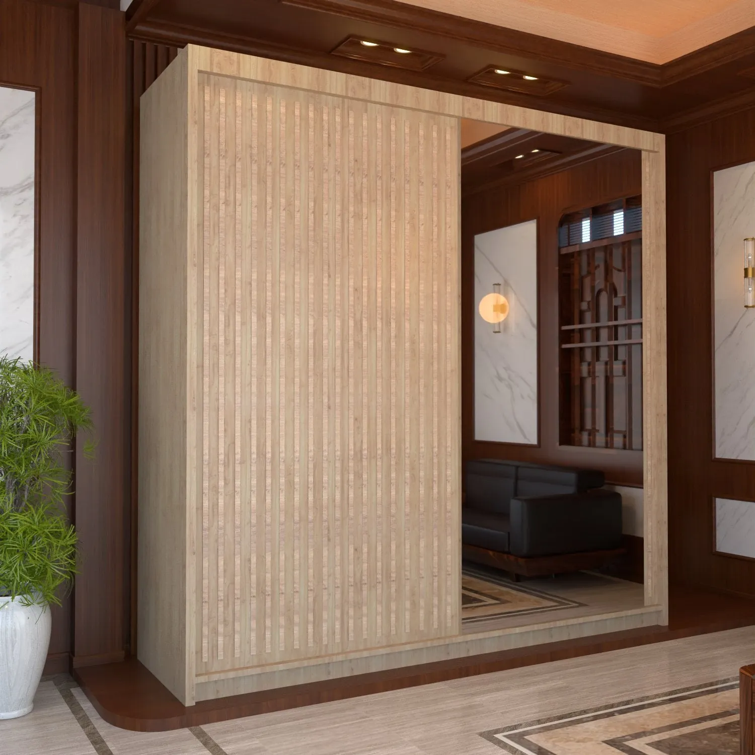 Royal Sliding Wardrobe - Stylish Sliding Door Wardrobe in Multiple Sizes and Colours