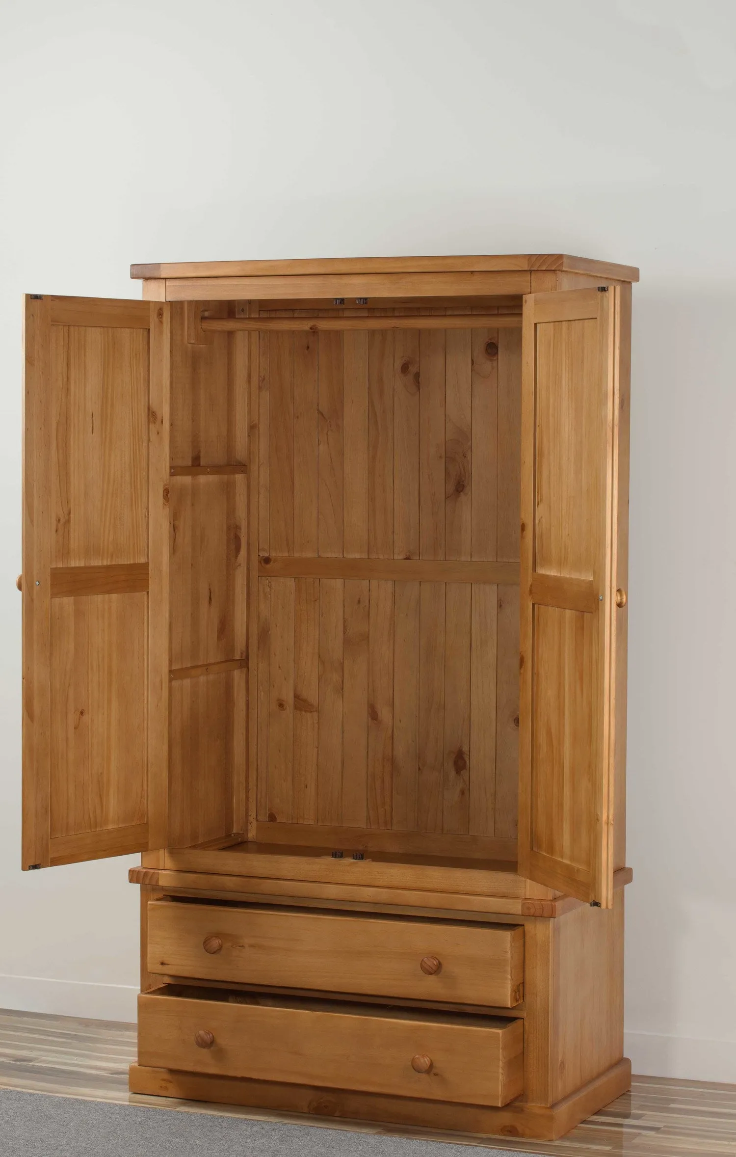 Rutland Double Wardrobe with Drawer