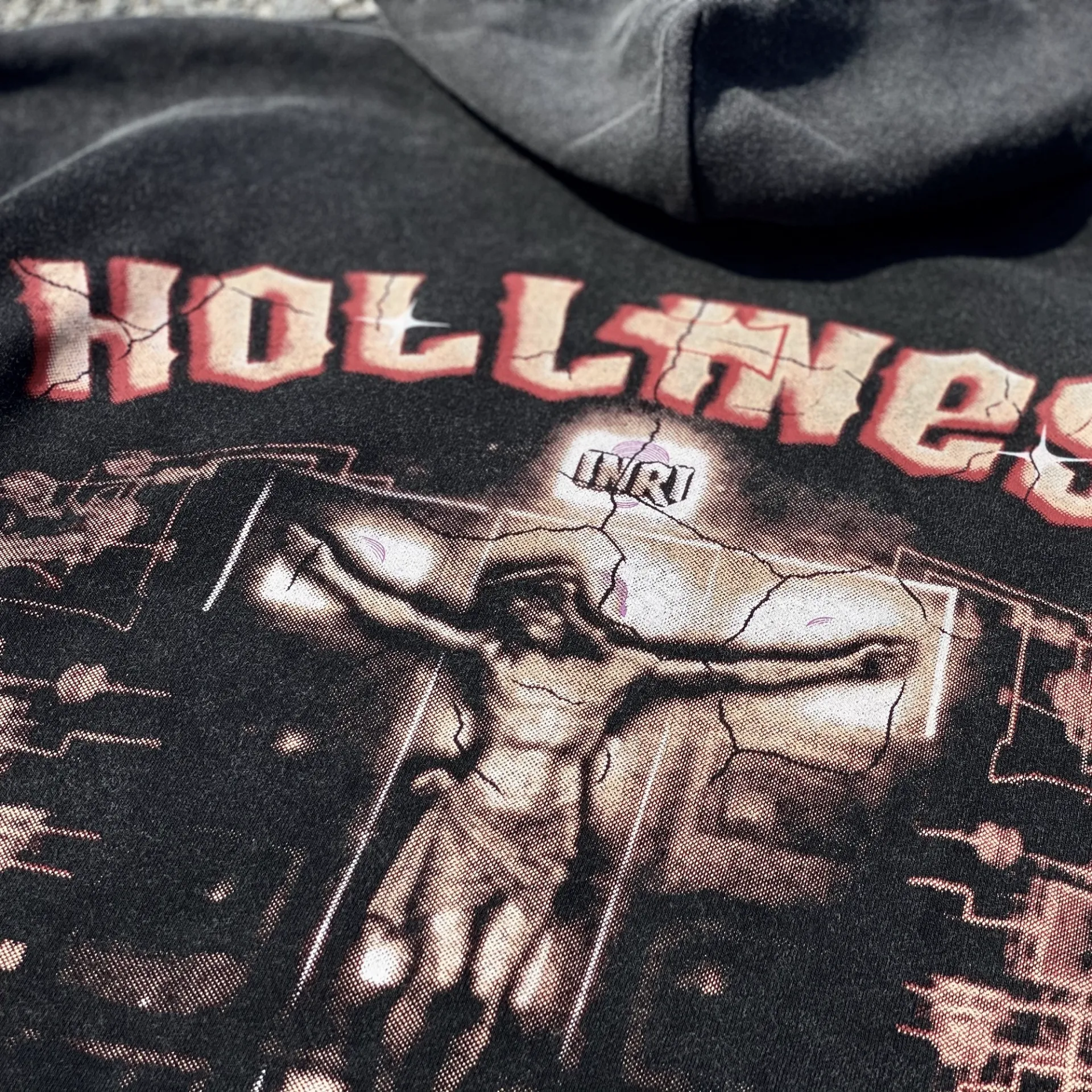 Saint Michael Hoodie Jerry Same Style Joint Name Fog Limited Heavy Distressed Vintage Hooded Sweater