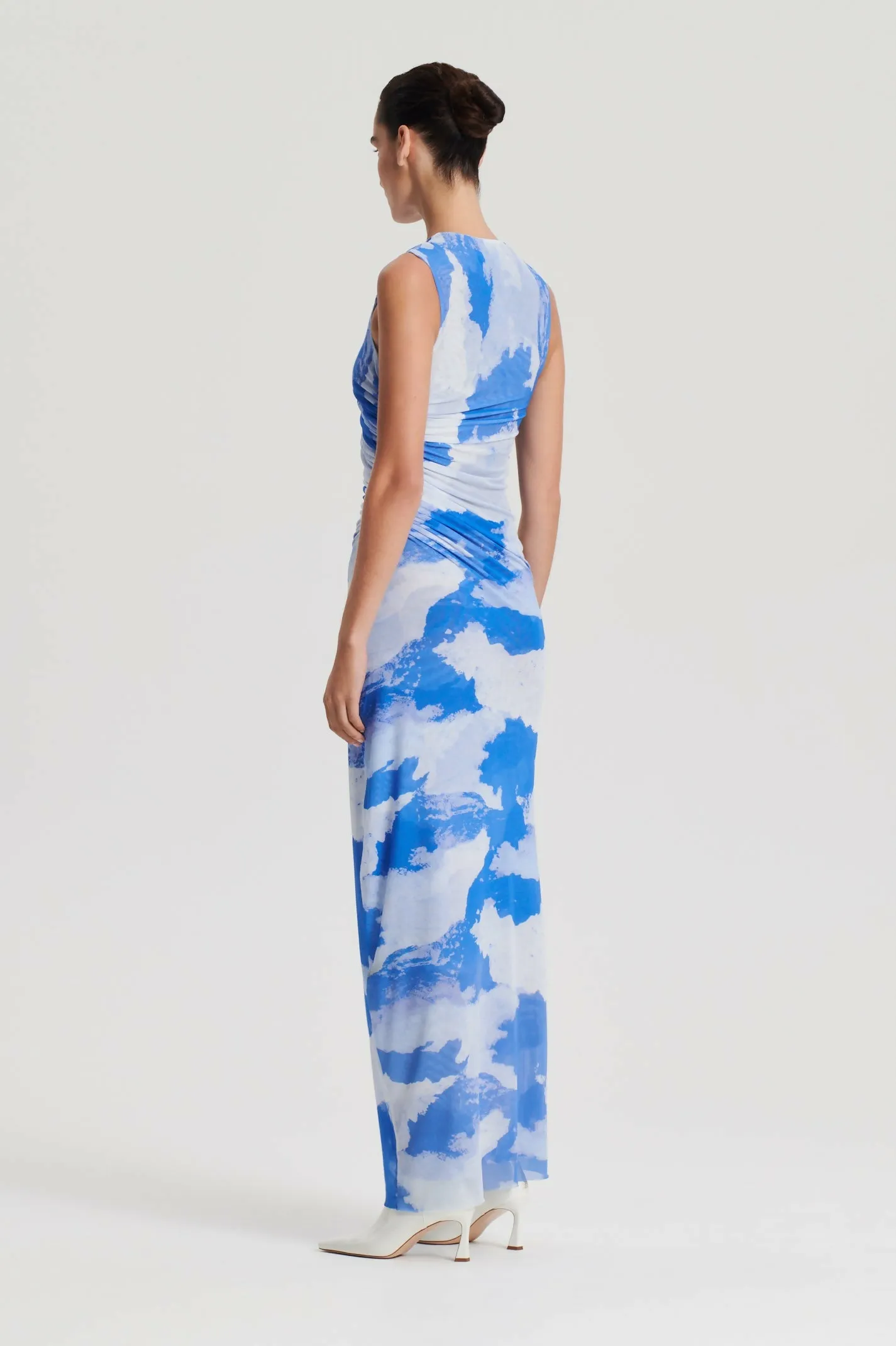 Scanlan Theodore Italian Cloud Print Dress