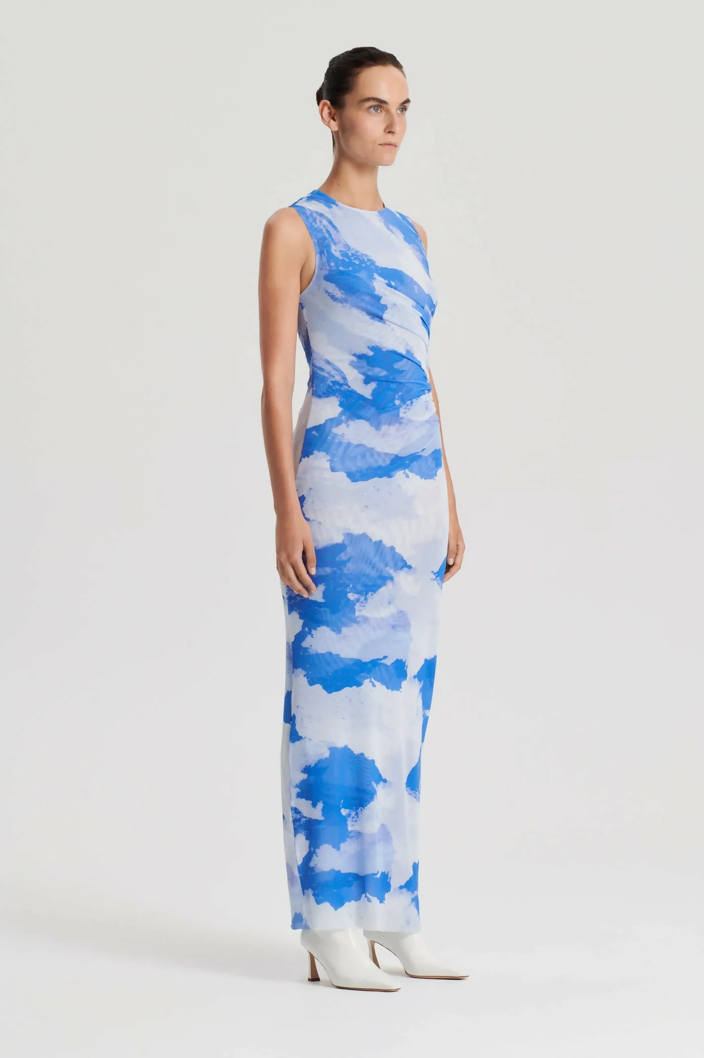 Scanlan Theodore Italian Cloud Print Dress