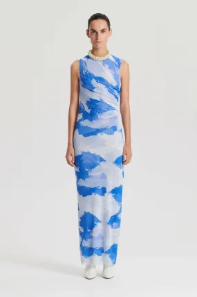 Scanlan Theodore Italian Cloud Print Dress