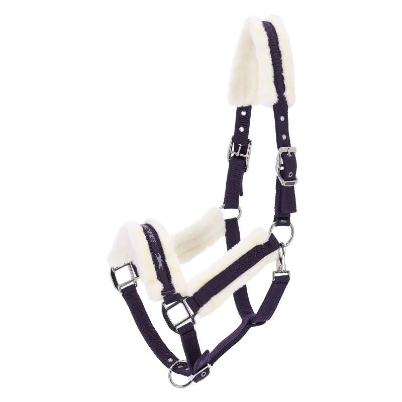 Schockemohle Melbourne Style Head Collar - Deep Mauve