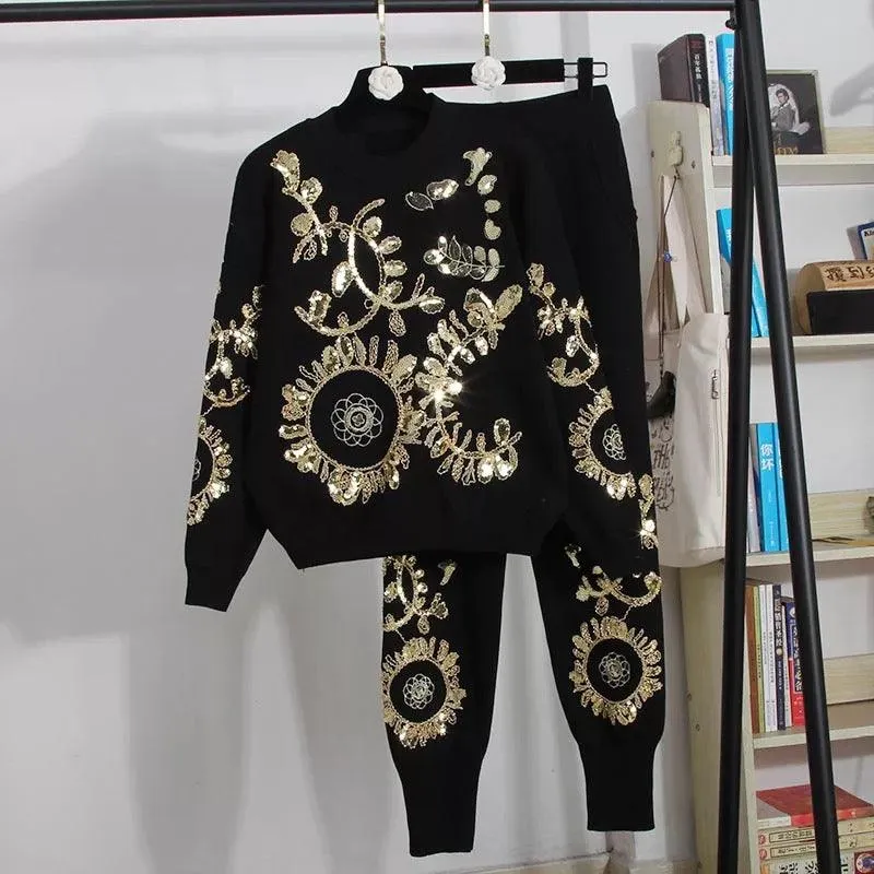 Sibel Luxury Embroidered Tracksuit
