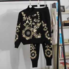 Sibel Luxury Embroidered Tracksuit