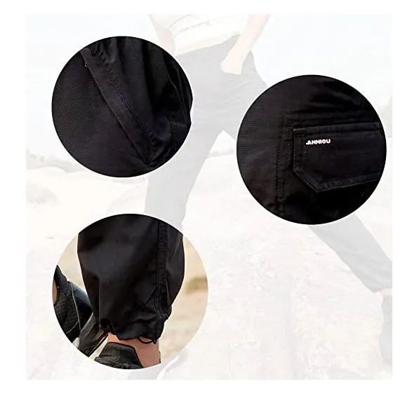 Sidiou Group Anniou Ladies UPF40  UV Protection Outdoor Hiking Camping Hiking Leisure Quick-Drying Trousers