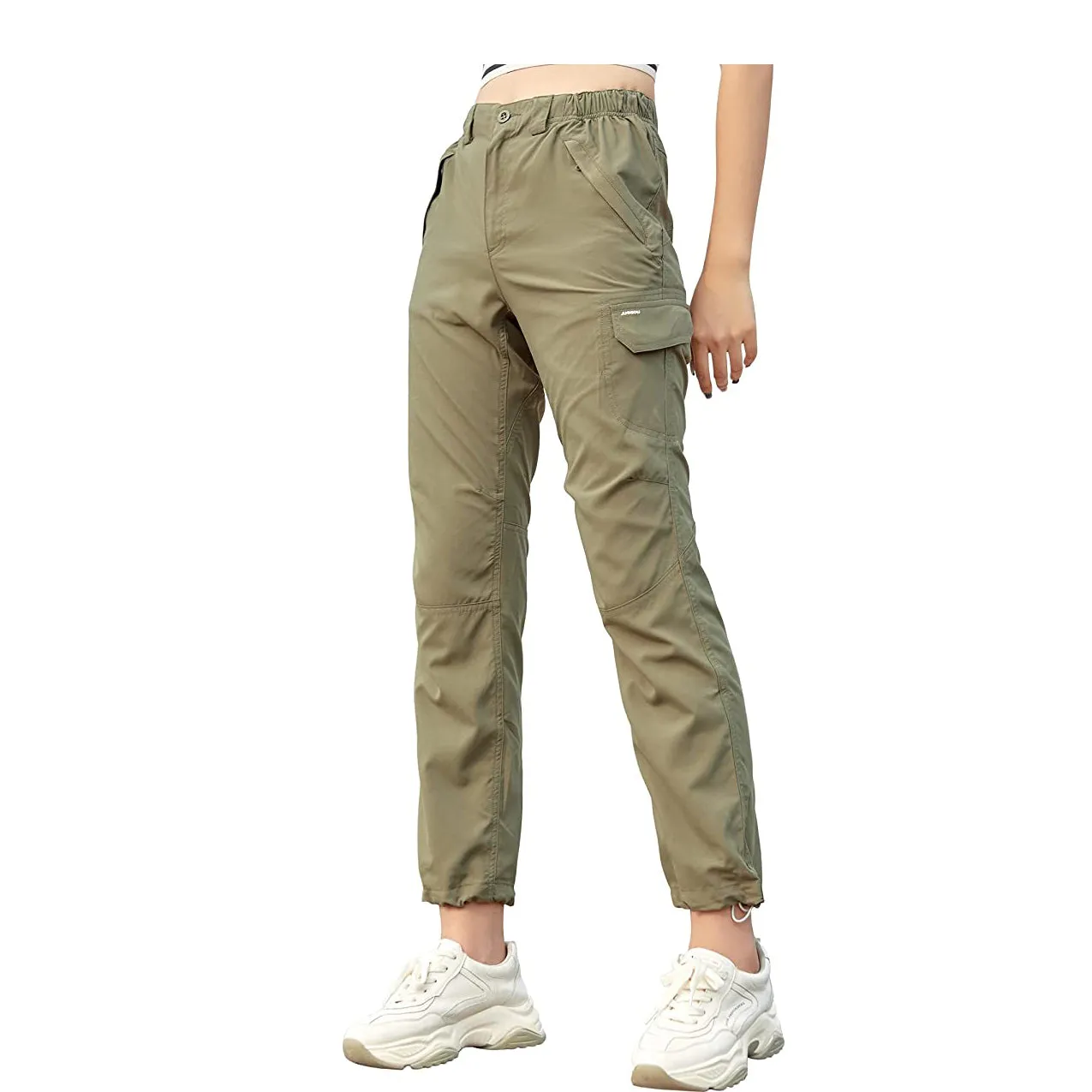 Sidiou Group Anniou Ladies UPF40  UV Protection Outdoor Hiking Camping Hiking Leisure Quick-Drying Trousers