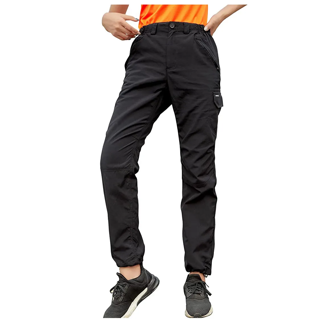 Sidiou Group Anniou Ladies UPF40  UV Protection Outdoor Hiking Camping Hiking Leisure Quick-Drying Trousers