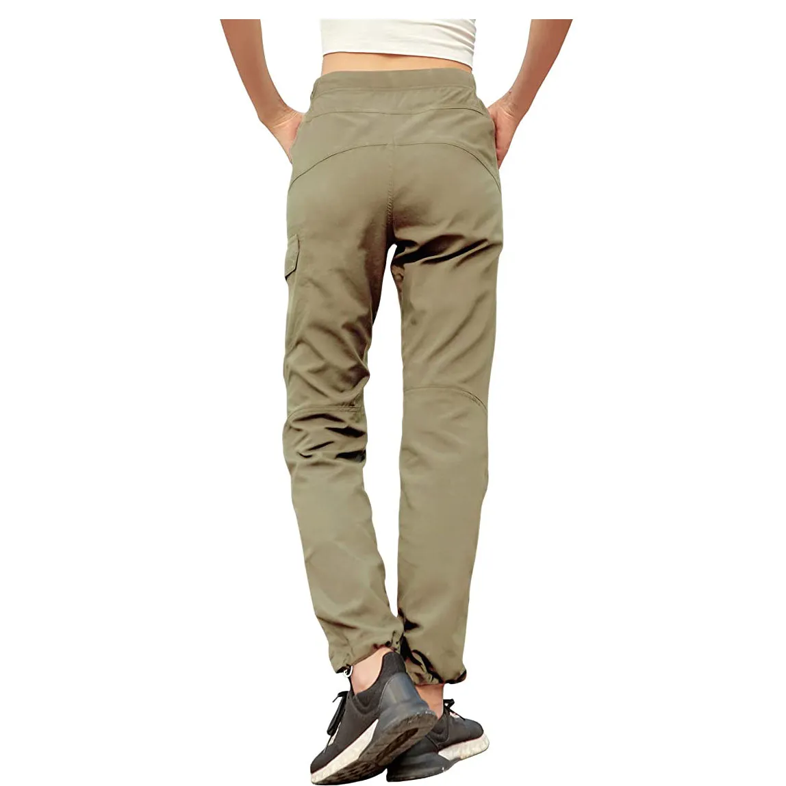 Sidiou Group Anniou Ladies UPF40  UV Protection Outdoor Hiking Camping Hiking Leisure Quick-Drying Trousers