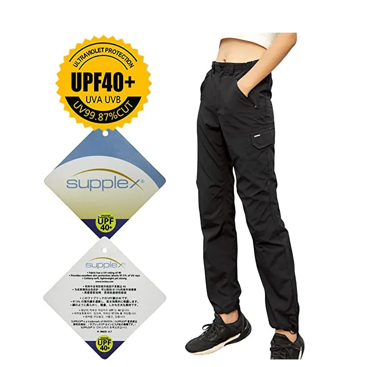 Sidiou Group Anniou Ladies UPF40  UV Protection Outdoor Hiking Camping Hiking Leisure Quick-Drying Trousers