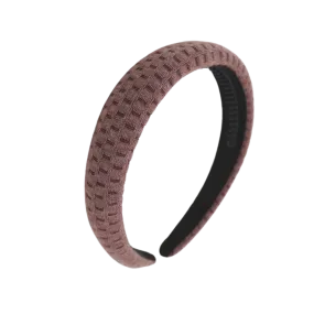 Soft Textured Knit Classic Padded Headband