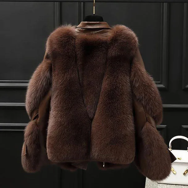 Sophia - Elegant Fur Jacket