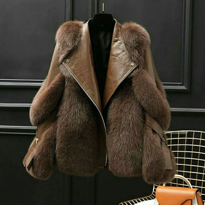 Sophia - Elegant Fur Jacket