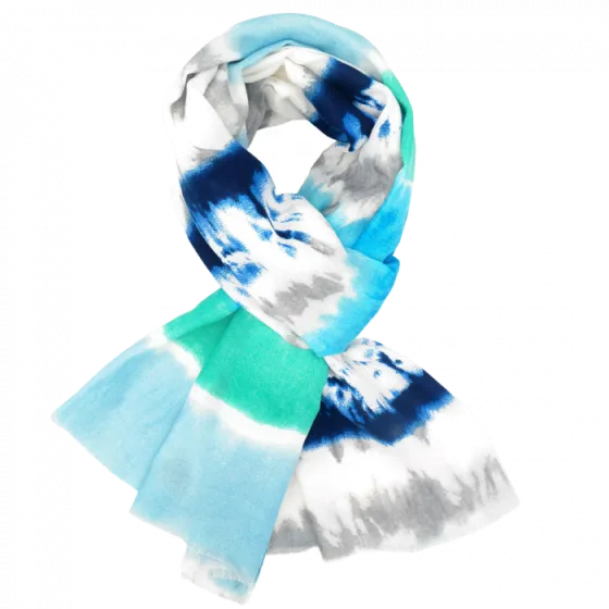 Stripe Tie Dye Scarf