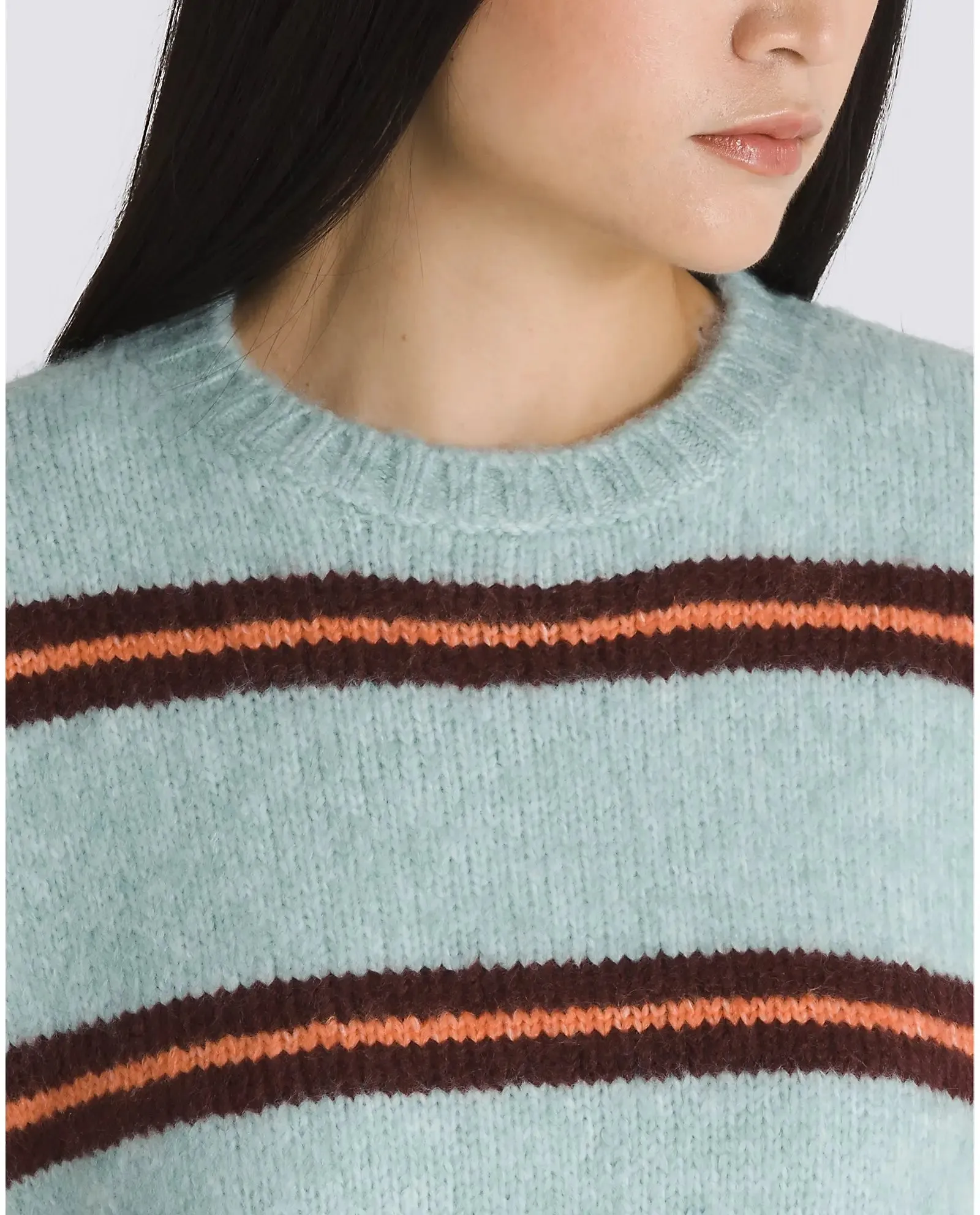 Suzie Stripe Jumper in Grey Mist