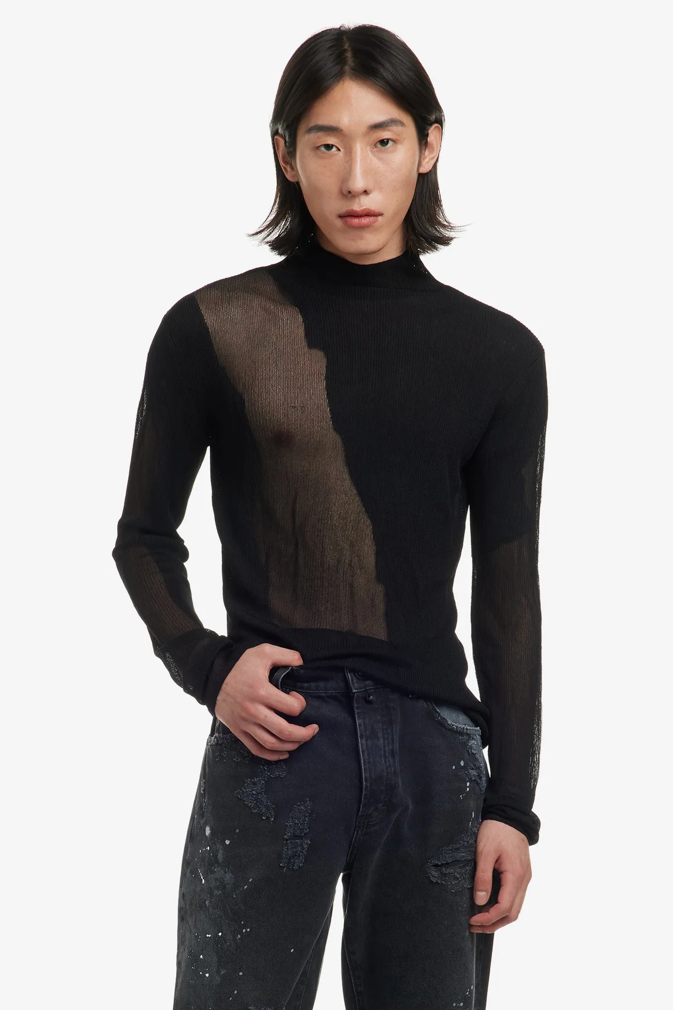 TRANSPARENT TURTLENECK