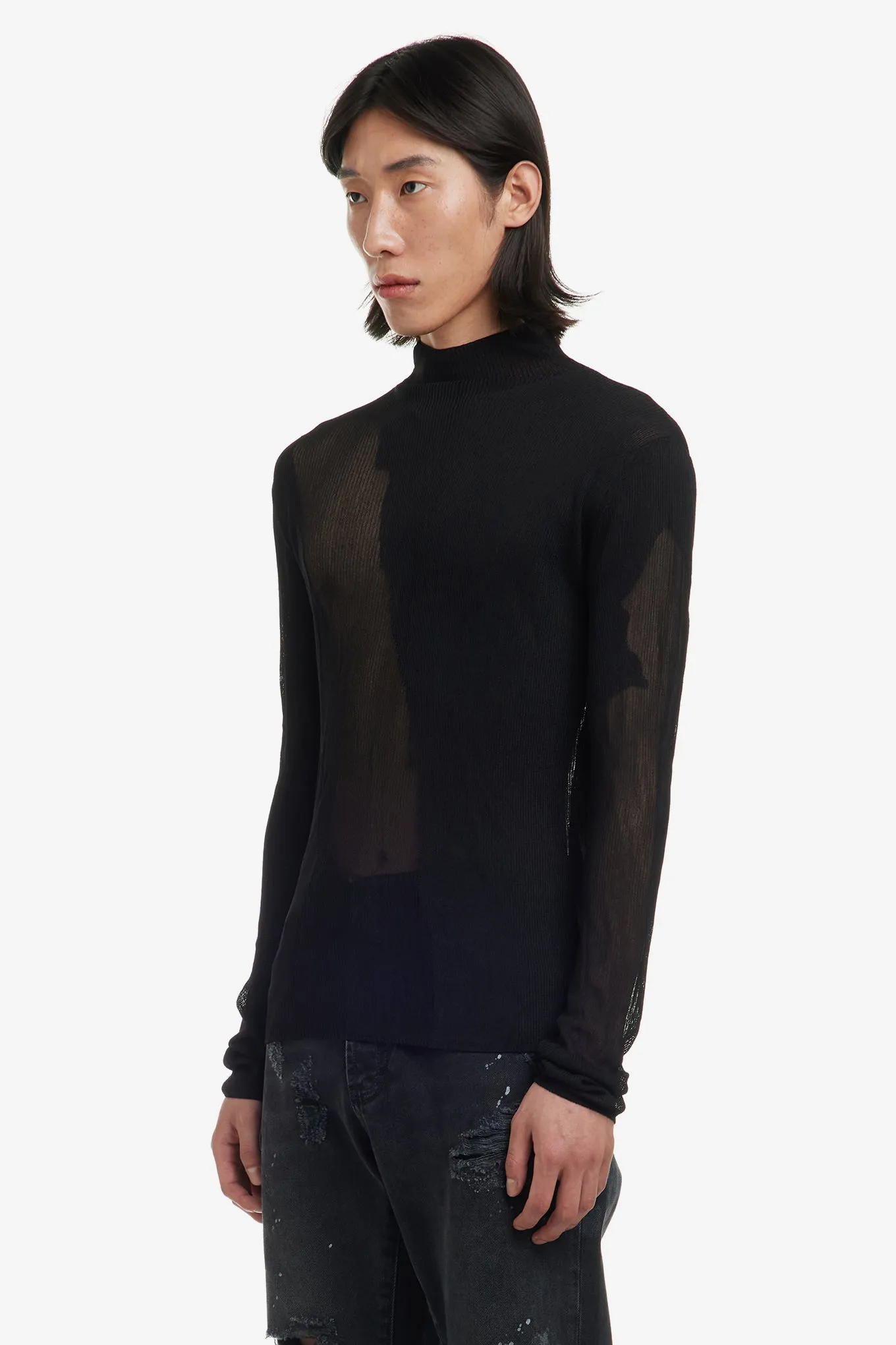 TRANSPARENT TURTLENECK