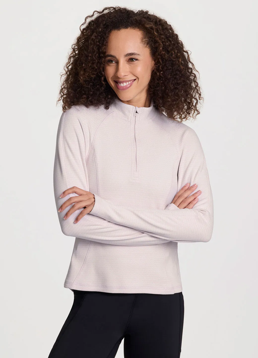 Trek It 1/4 Zip Long Sleeve Top