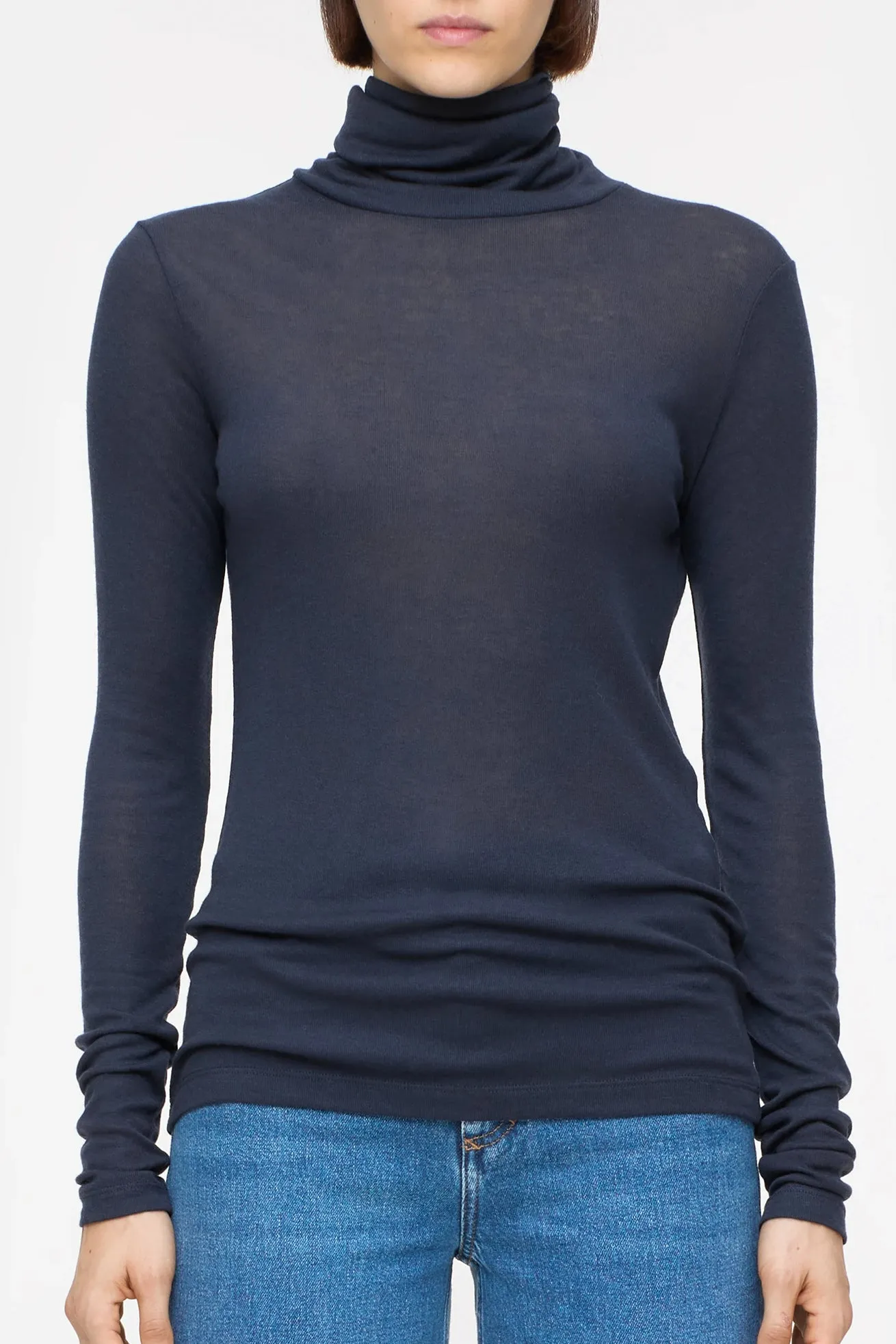 Turtleneck Long Sleeve in Dark Night