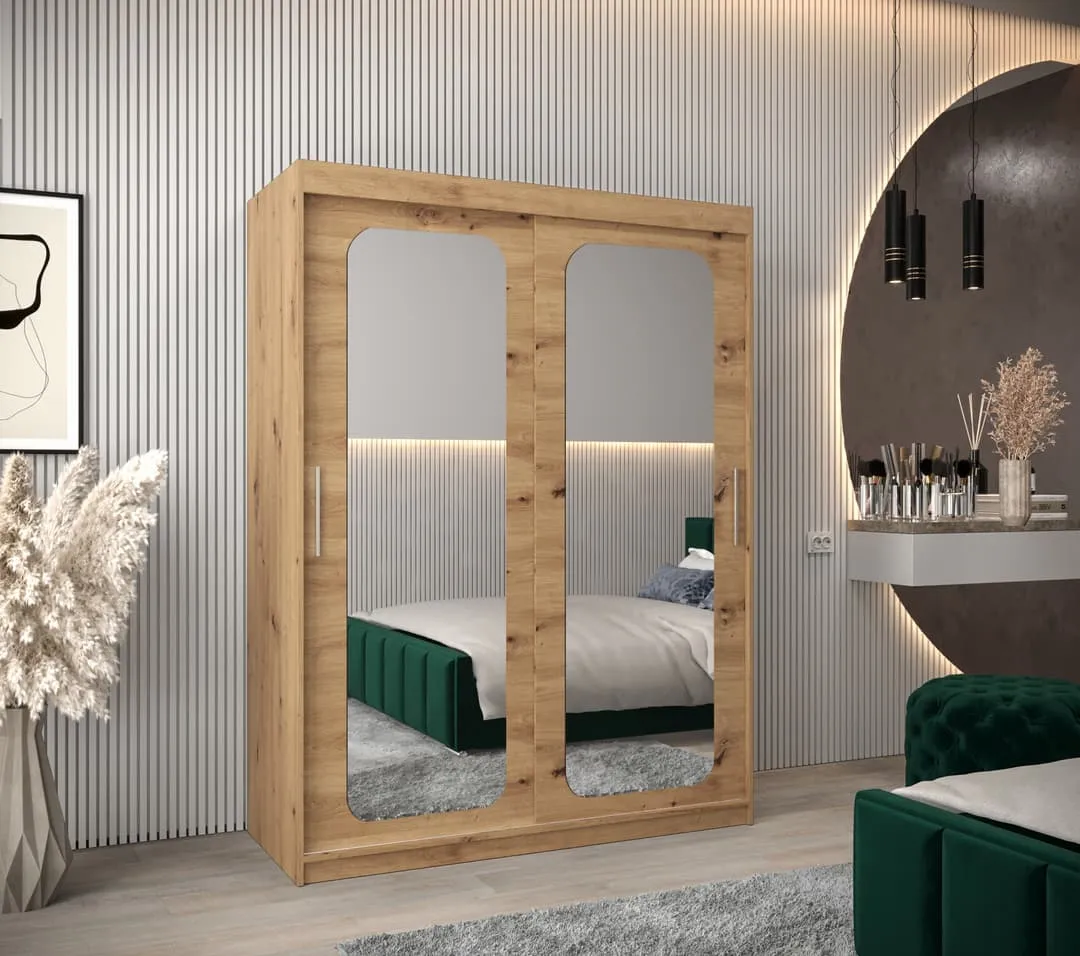 Uppsala T3 Sliding Door Wardrobe 150cm