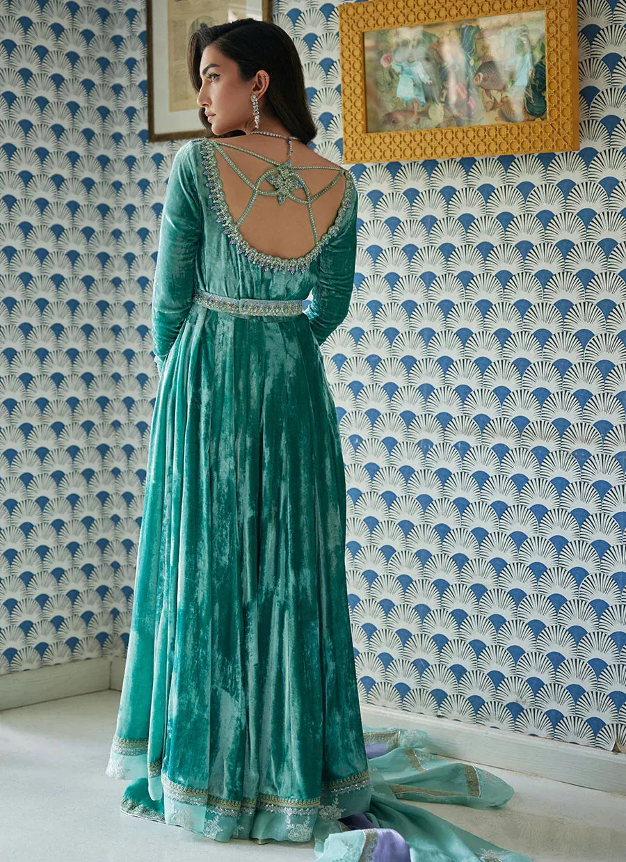 Velvet Revolt 23 - Naja Aqua Kalidaar And Dupatta