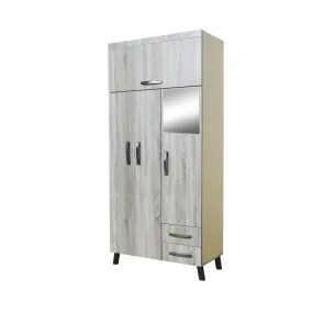 Verona Flap Top Mirror Wardrobe