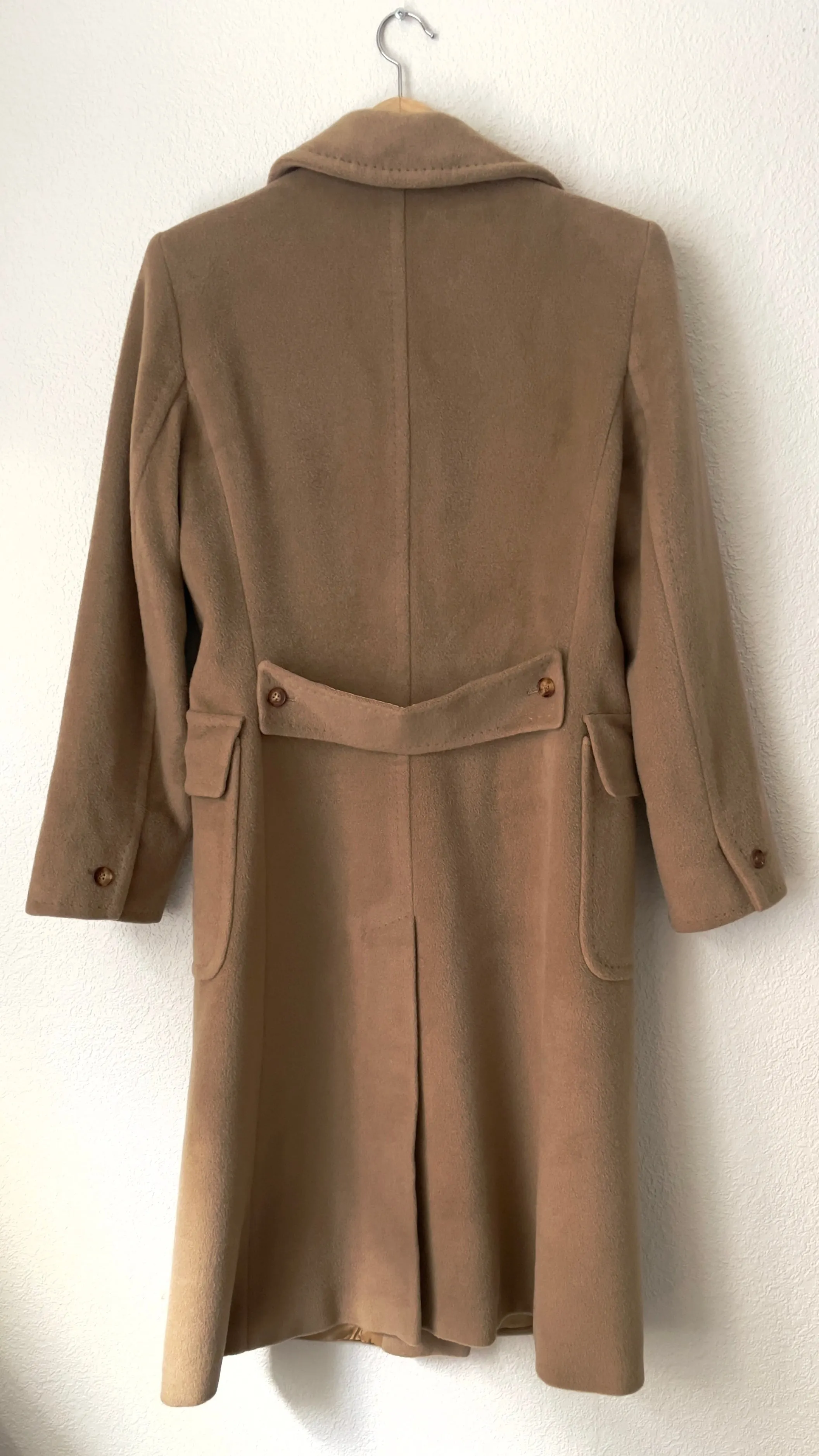 Vintage Cashmere Blend Long Coat