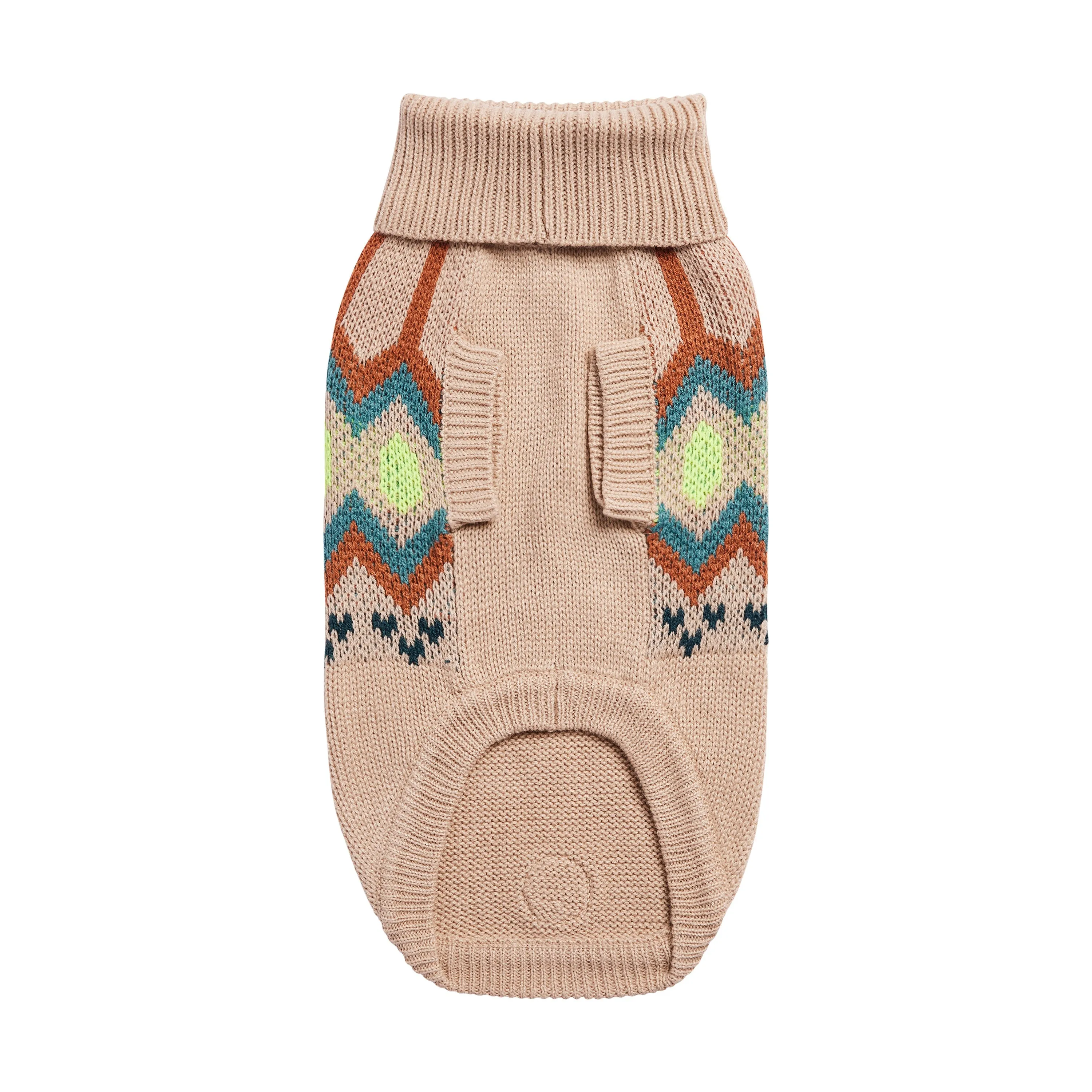 Vintage-Inspired Turtleneck Dog Sweater – Cozy & Stylish