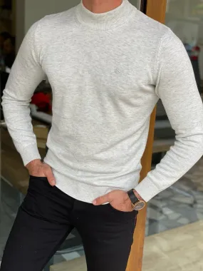Warren Slim Fit Grey Turtleneck