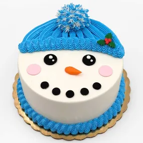 Winter Snowman Cake