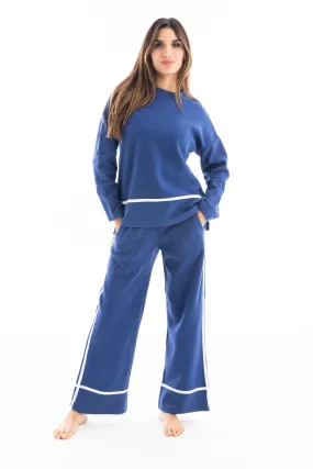 Womens Crew Neck Winter Pajama - Zahry
