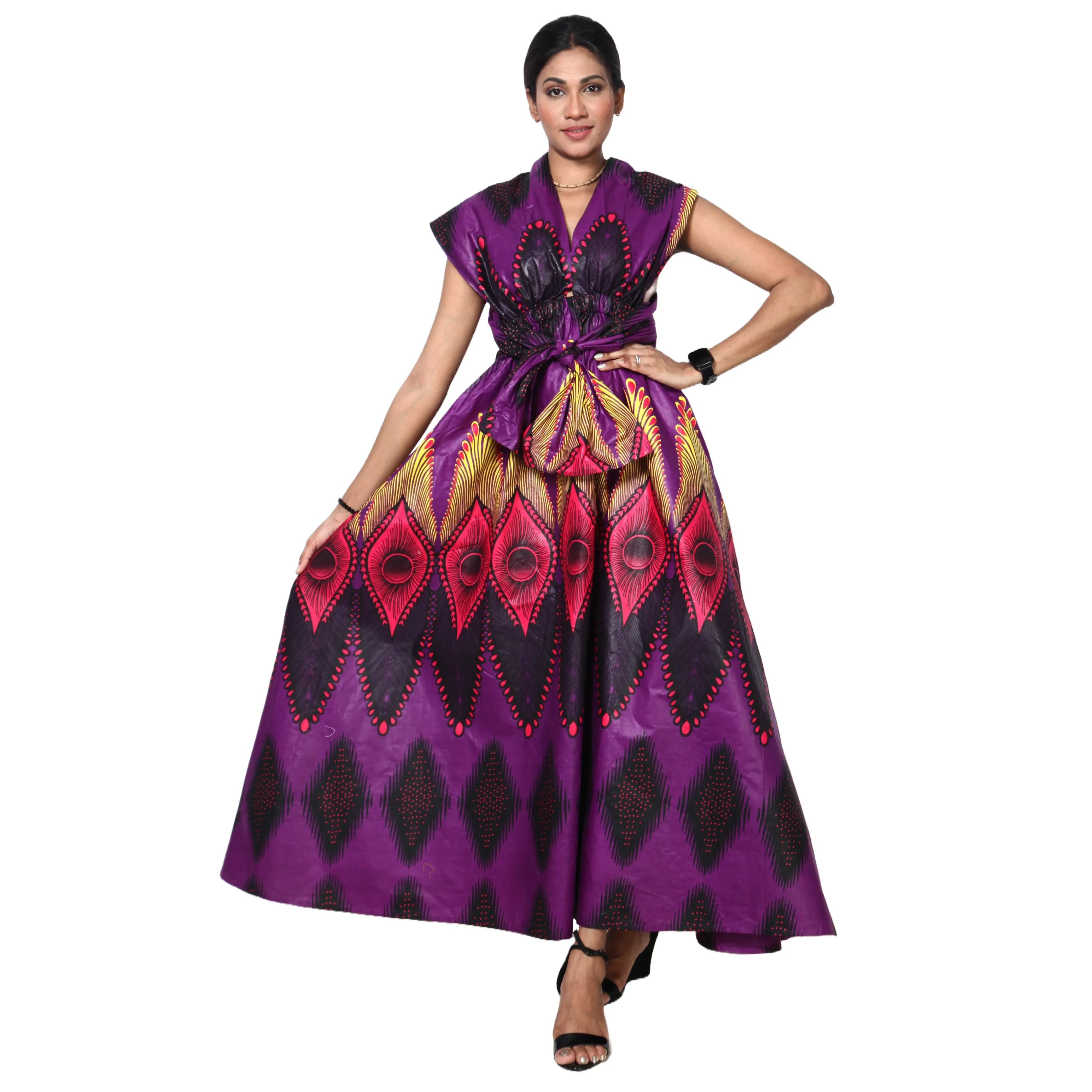Women's Multi Way Style Maxi Dress -- FI-68L