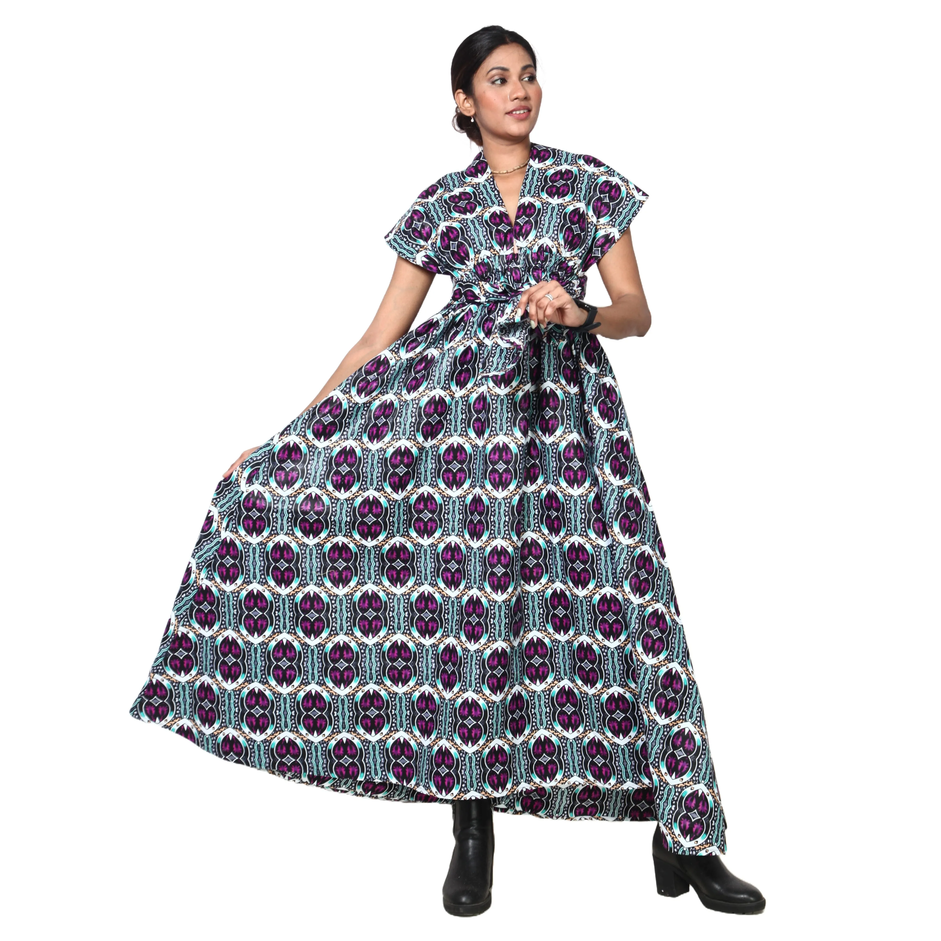 Women's Multi Way Style Maxi Dress -- FI-68L