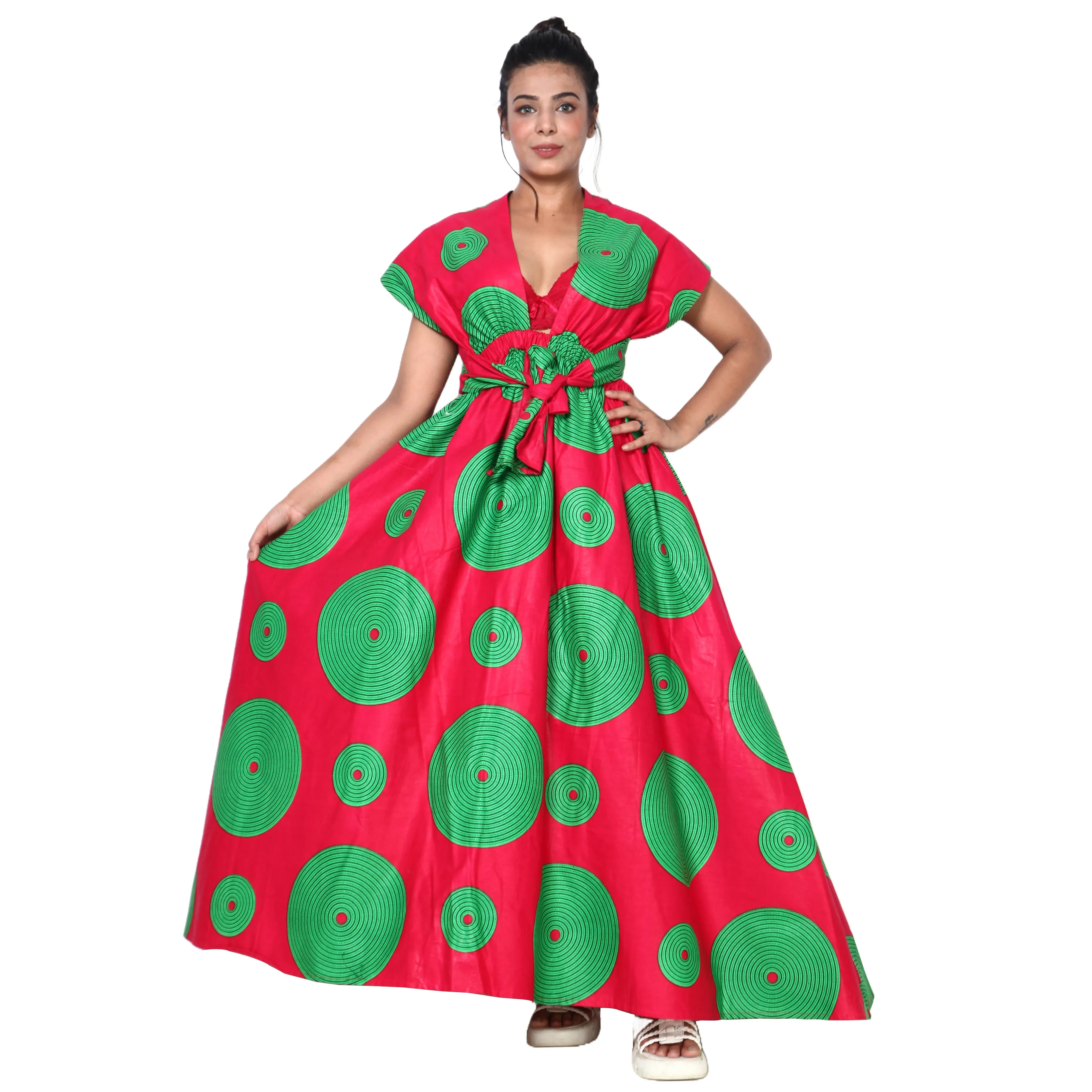 Women's Multi Way Style Maxi Dress -- FI-68L