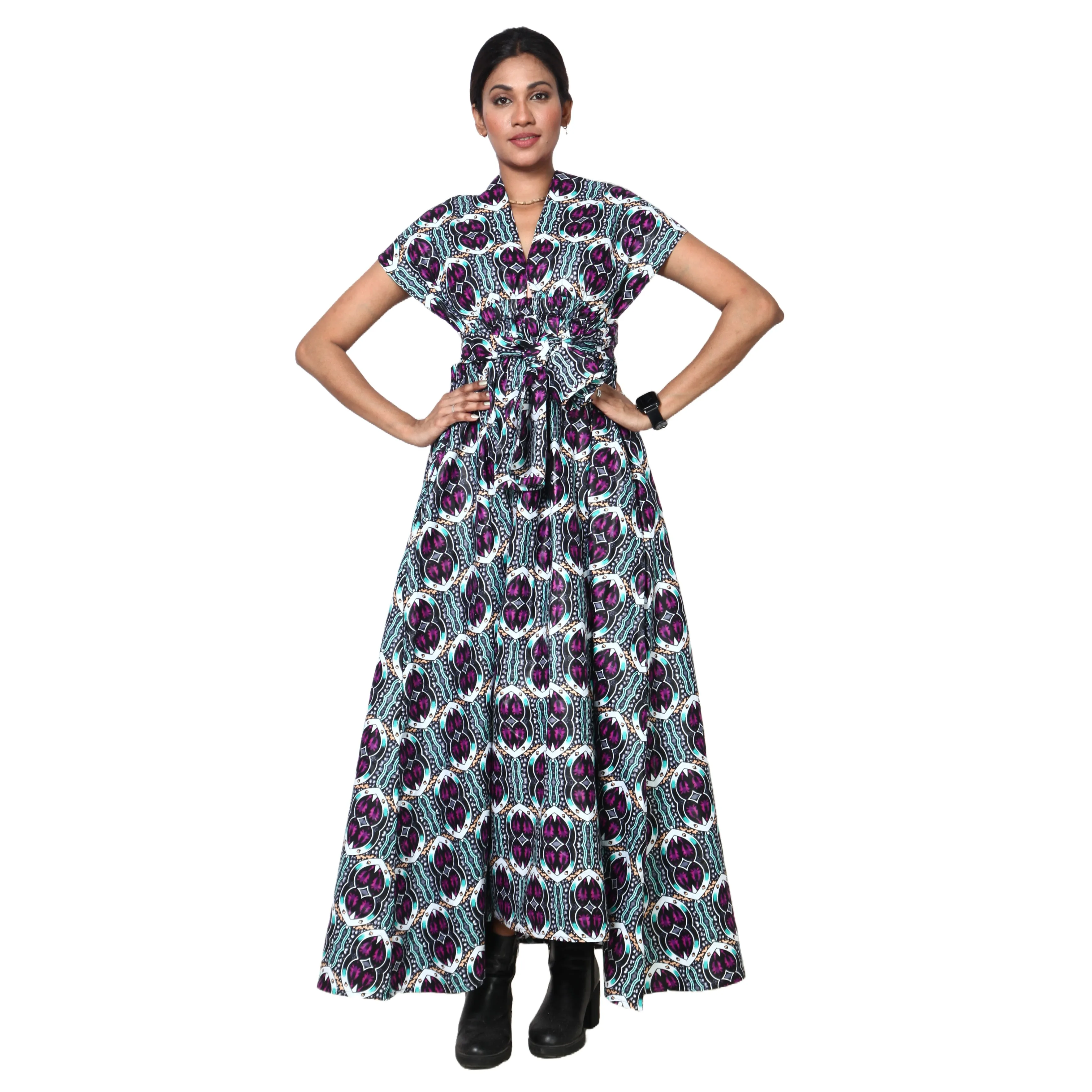 Women's Multi Way Style Maxi Dress -- FI-68L